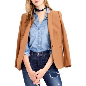 NWT Jcrew Parke Blazer size 4 in Camel